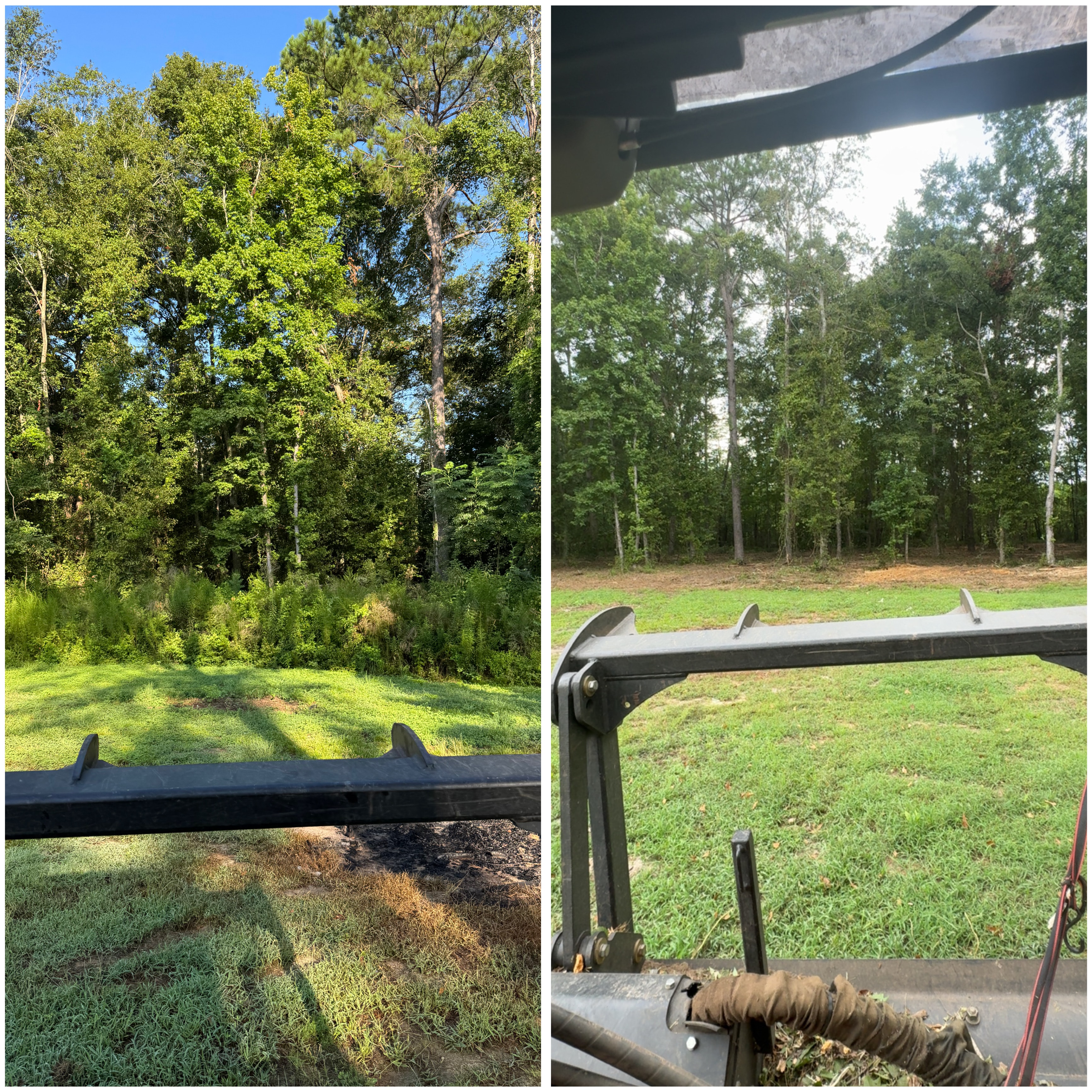 Land management project site